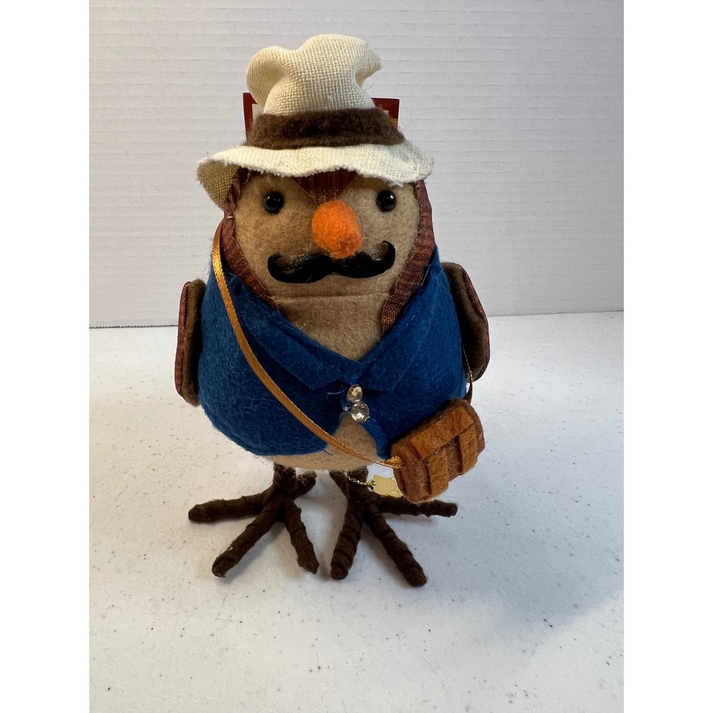 Target Featherly Friends Fisher Bird 2017 Harvest Fall Decor Mustache Satchel